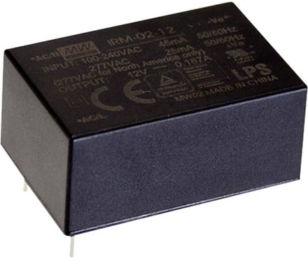 MEAN WELL IRM-02-12S AC/DC-printnetvoeding 12 V/DC 167 mA 2 W
