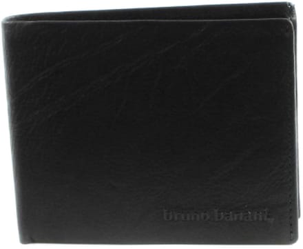bruno banani Leren Portemonnee Africa Wallet Black Zwart