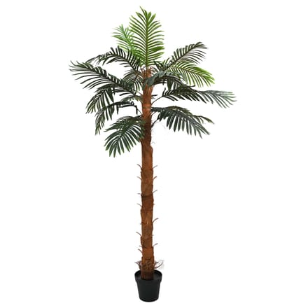 vidaXL - Kunstmatige - Cocuspalm - Boom - Groen - 70 - x - 20 - x - 200 - cm