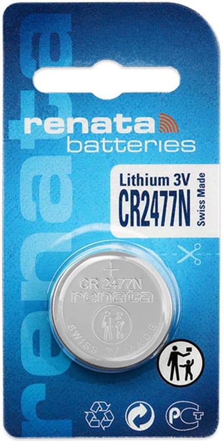 Renata CR2477N 3V lithium knoopcel batterij 1 stuk