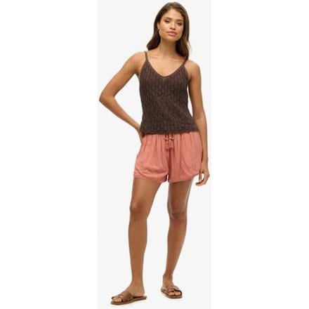 Superdry Strandshort Roze Grootte: 42