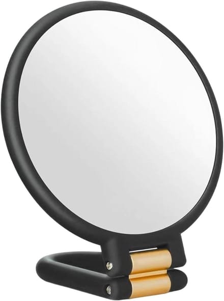 Draagbare Make-upspiegel - Vergrootglas Spiegel - Precisie Verzorging - Opvouwbaar Reisformaat - 17 x 16.5 cm - null