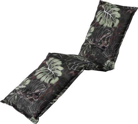 Madison - Tuinkussen - Ligbedkussens - 200x60cm - Elvira Black - Zwart