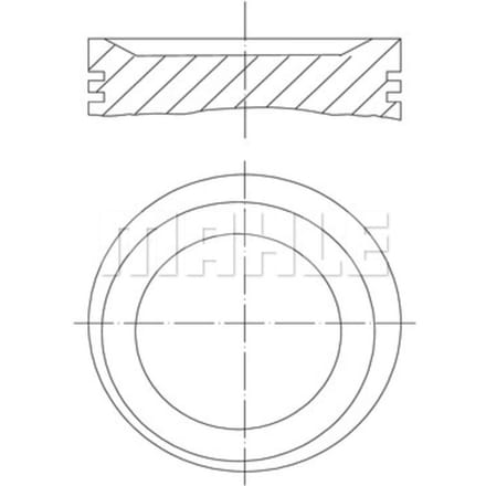 Zuiger MAHLE 011 75 01