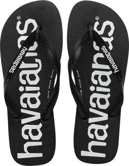 HAVAIANAS TOP KIDS LOGOMANIA black-29-30