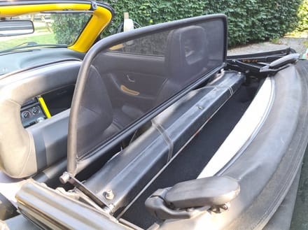 Windscherm MG MGF/MGTF  | 1996-2012 | incl. luxe opbergtas | Zwart