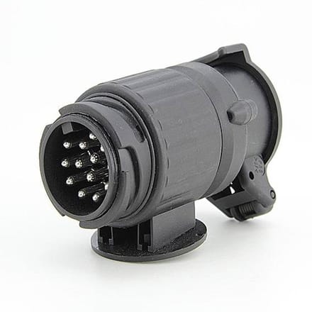 Tip-it - Verloopstekker - Aanhanger - 13 polig - Jaeger naar multicon west - Aanhanger adapter PVC