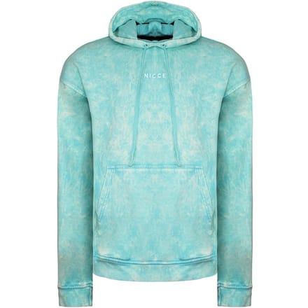 Nicce Cala Womens Aqua Blue Oversized Hoodie