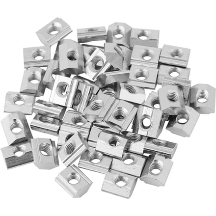 Vernikkeld koolstofstaal schuif T-sleufmoer voor aluminium profielaccessoires (EU20 M5)