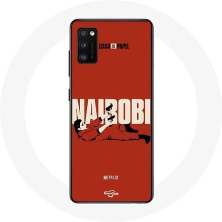 Coque - La casa de papel - Samsung Galaxy A41 - Souple - Orange - Nairobi