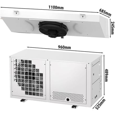 GGM Gastro Split-Kühlaggregat - für max. 20m³ - Schutzart IP 51