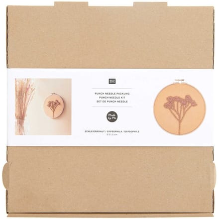 Rico Design Punch Needle pakket "Plaatje Sluier"