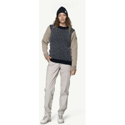 Devold Nordsjø Wool Sweater (Maat - M, Kleur - Navy/Stone/Olive)