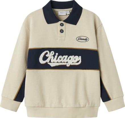 NAME IT - NMMLUCAN LS NREG SWEAT POLO UNB - Jongens - Sweaters