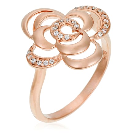Orphelia Dames 925 Sterling Zilveren Ring - Roze ZR-3939/1