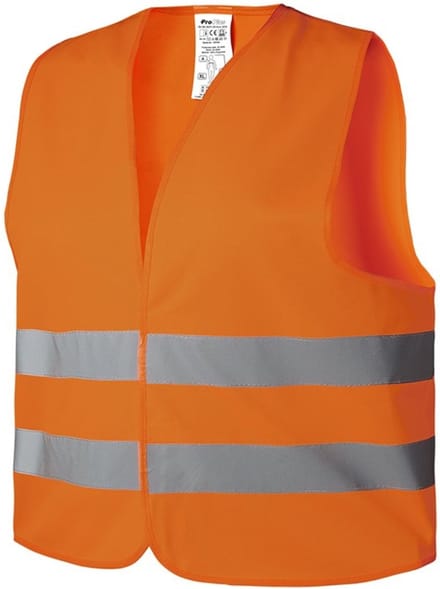 ProPlus Reflecterend veiligheidsvest - neon oranje - one size - klittenbandsluiting