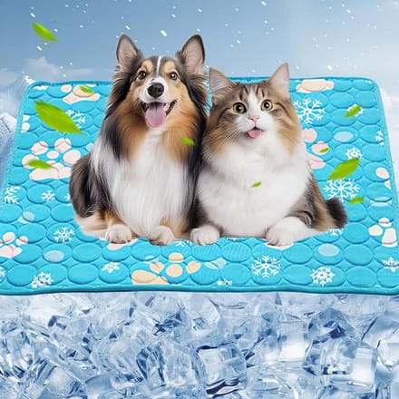 Koelmat Hond - Hondenmat - Koel Blijven - Antislip Bodem - XXL - Blauw