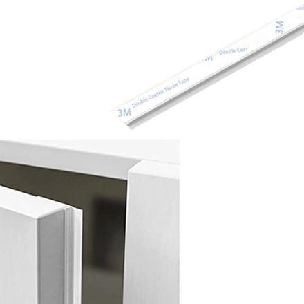 Zelfklevende deurafdichtingsstrip voor kledingkasten - 2,8m