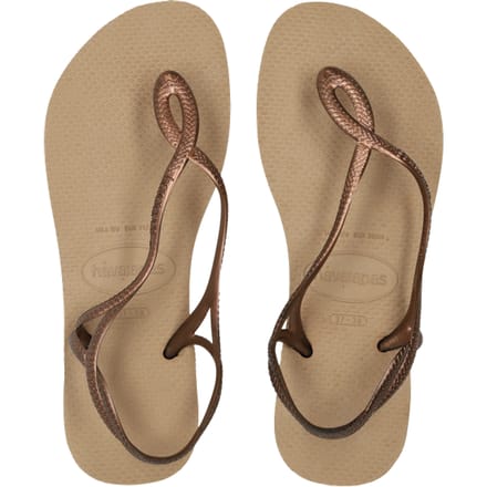 Havaianas Luna Slippers en Sandalen Dames - Goud - Maat 41/42 - Plastic