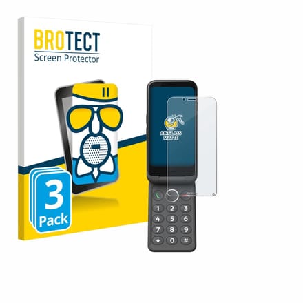 BROTECT - Screenprotector voor Doro Aurora A20 - Folie Beschermfolie Beschermglas matte 3 Stuks