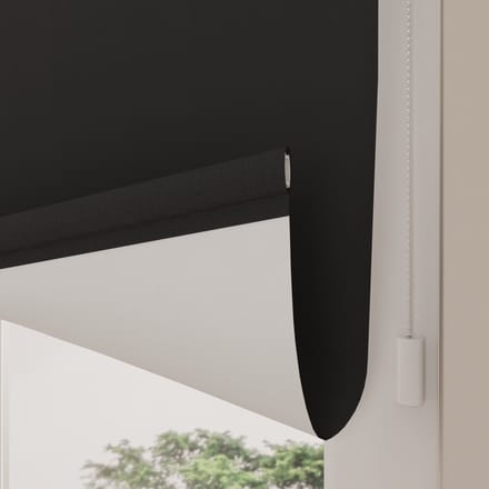 DTCH® Elektrisch Rolgordijn Verduisterend - Easy - Black - 60 x 190 cm - Motionblinds CMD-03