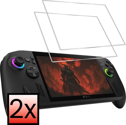 Screenprotector Geschikt voor Xbox Ally X Bescherm Glas Screen Protector - 2 PACK