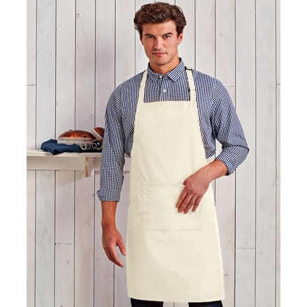 Premier Dames/Dames Kleuren Bipschort Met Zak / Werkkleding (Natuurlijk)