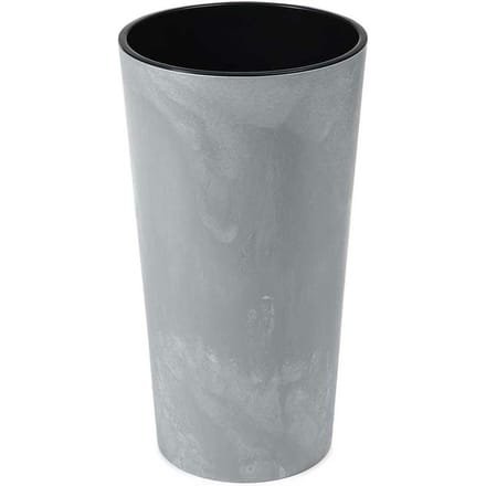 Urbanika Grijs Beton - Bloempot - Modern design - Duurzaam - Geometrisch - 46x25 cm
