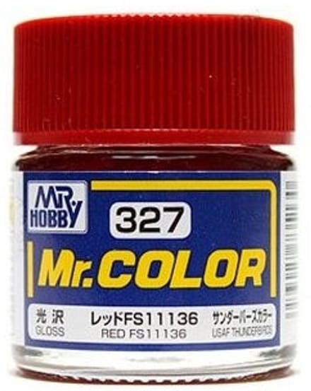 Gunze Mr. Hobby C-327 - Mr. Color 10 ml Red FS11136 - Lacquer Modelbouwverf