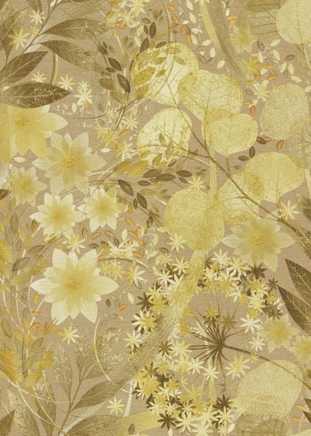 Erismann Vinylbehang 10506-20 - Floralie - Botanisch Beige - 53cm x 10.05m