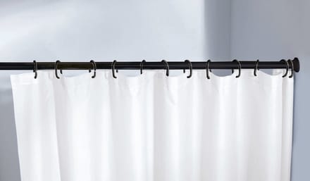 Kleine Wolke Spanstang Zwart 75-125 cm (21 mm)