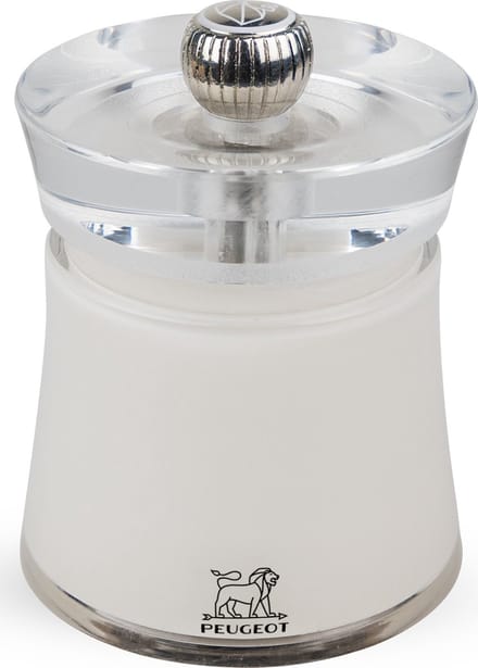 Peugeot Bali Zoutmolen 8 cm - Wit - Acryl