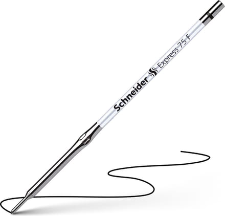 Schneider balpenvulling - Express 75 - F - zwart - S-7501