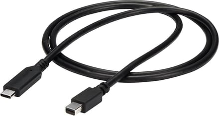 StarTech.com 1m / 3 ft USB-C Aan Mini DisplayPort Cable - 4K 60Hz - Zwart - Extern Video AV / multimedia paneel - STM32F072CBU6 - Zwart