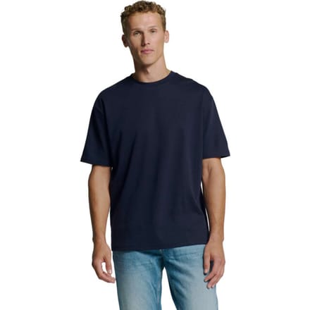 No Excess T-shirt Crewneck Heavy Solid Basic Deep Blue Größe: XXL | Basic T-Shirts Outlet | Herren | Blau