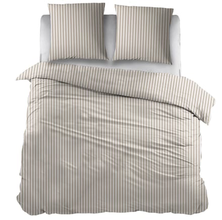 Snoozing Carine Dekbedovertrek - Extra breed - 260x200/220 cm - Beige