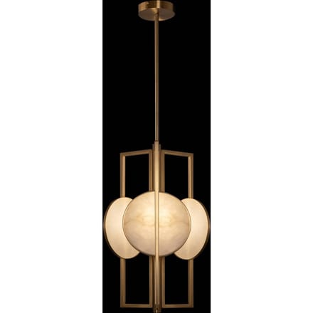 Maytoni Marmo hanglamp in goud, 3-lamps