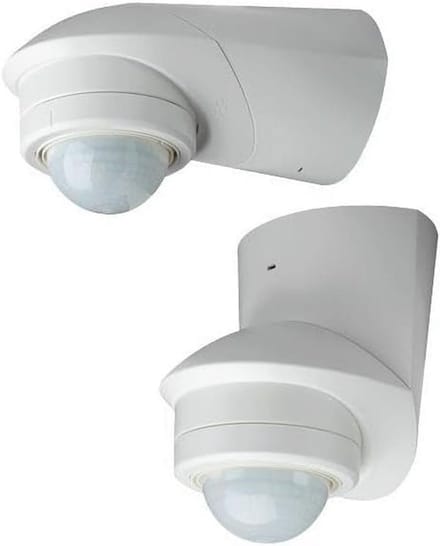 Bewegingsmelder 230 V opbouw IP55 120° wit
