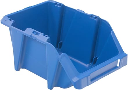 Mega-M - Professionele Serie - Stapelbak S - 15,5 x 25 x 12 cm - Oliebestendig - Set van 25 stuks