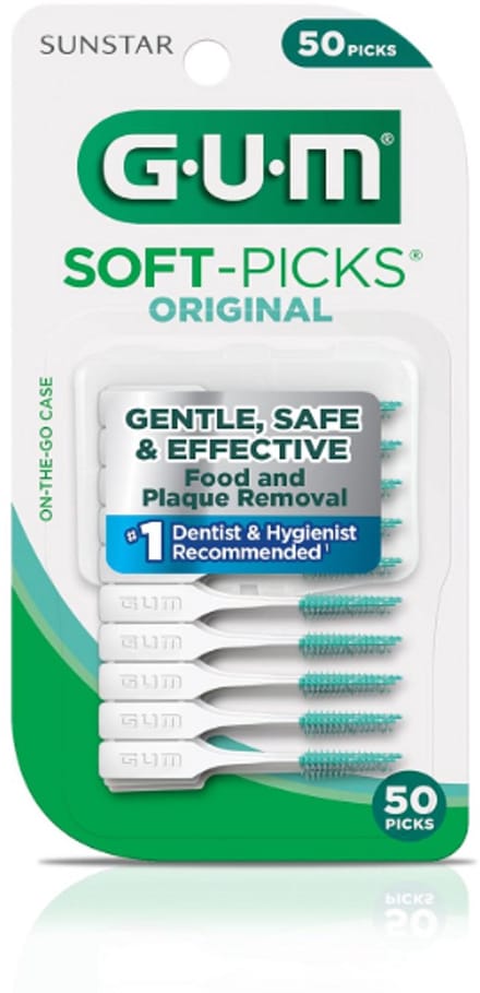 GUM Soft-Picks Original Interdentale Ragers – met Reisetui – 2 x 50 STUKS