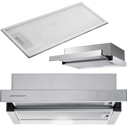 Berdsen BT-229 INOX telescopische Afzuigkap