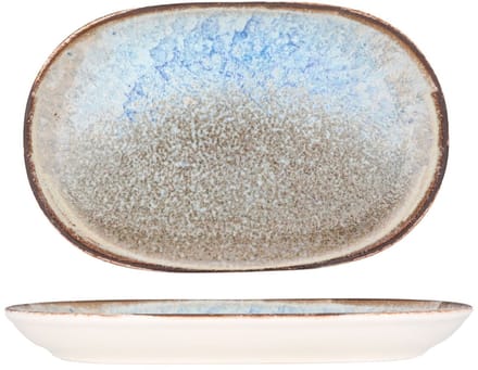 ID Fine Serveerschaal - Delta - Porselein - 28 cm - set van 2