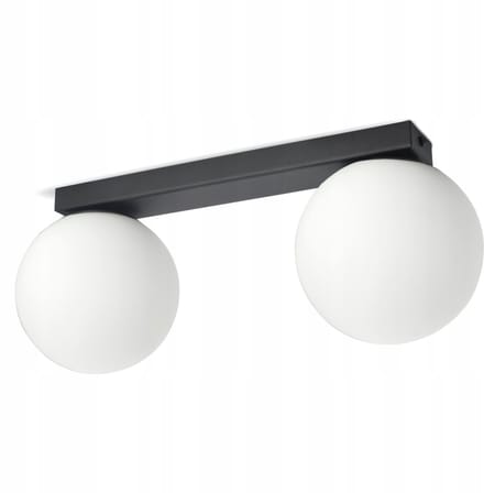Plafon Sufitowy Kula Szklana G9 LED Biały Mat 561-B2