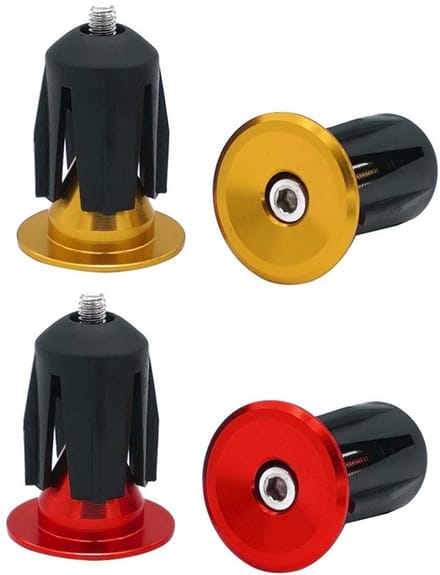 Allecto - Einddoppen voor Fietsstuur - Aluminium Stuureindstoppers