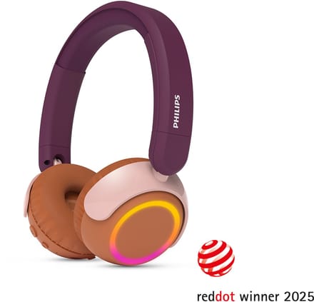 Philips TAK4200MP - Draadloze kinderhoofdtelefoon - 85dB Max - Paars