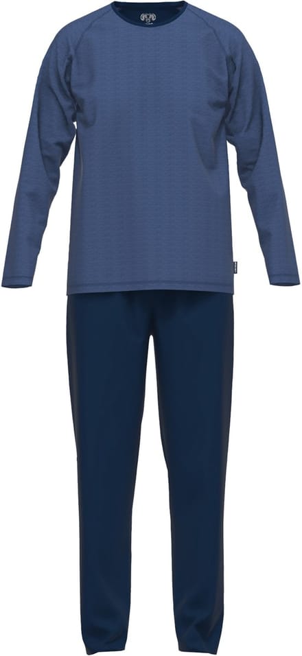 Ceceba heren pyjama O-hals - donkerblauw gestreept