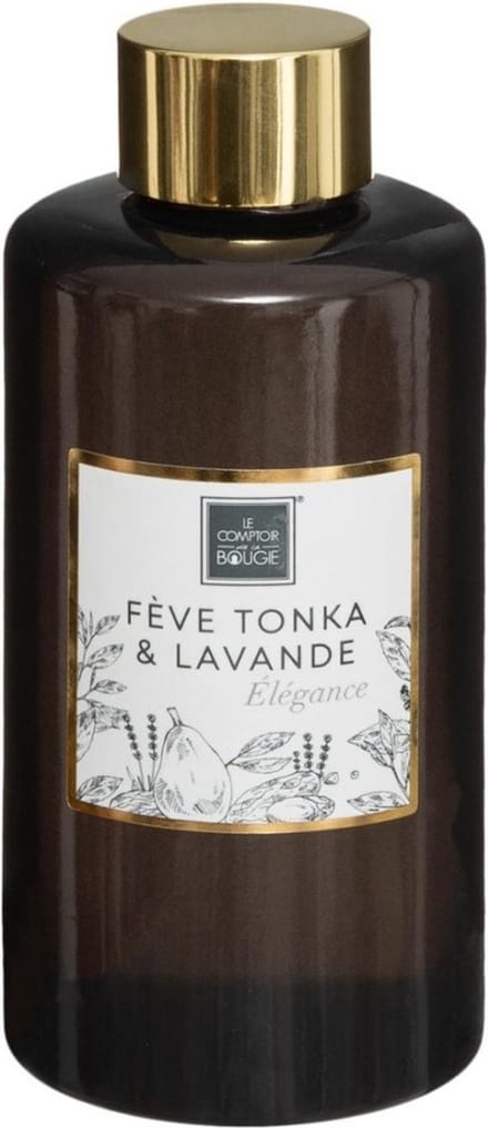 Atmosphera Navulling Geurverspreider - Tonkaboon & Lavendel - 200 ml, Doorzichtig
