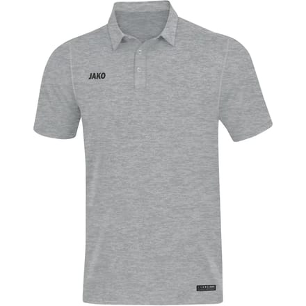 Jako Premium Basics Polo Heren - Grijs Gemeleerd | Maat: 4XL