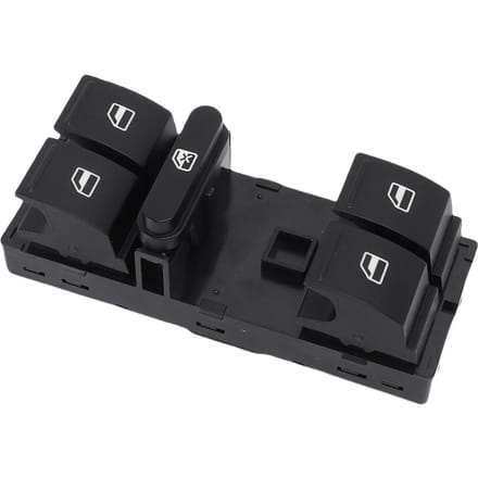 Elektrische Raambediening Schakelaar 7L6959857D Zwart Hoofd Elektrische Raambediening Schakelaar Vervanging Voor TDI VR6 V6 V8 black
