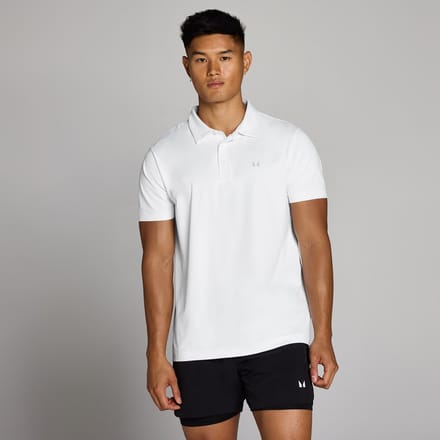 MP Men's Training Polo Shirt - Wit - S